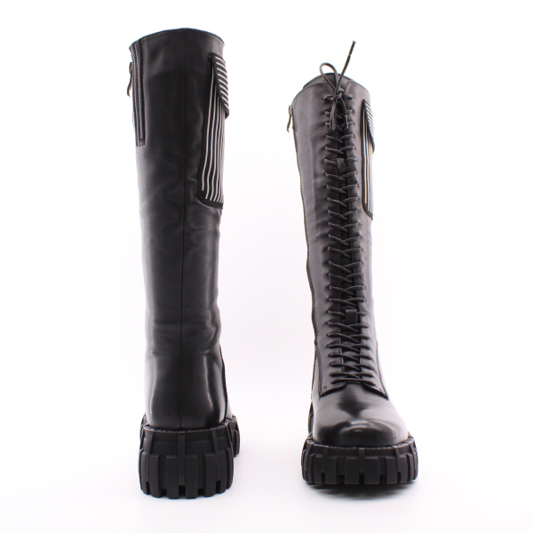 KRAUS сапоги на шнуровке с боковым декоративным карманом 