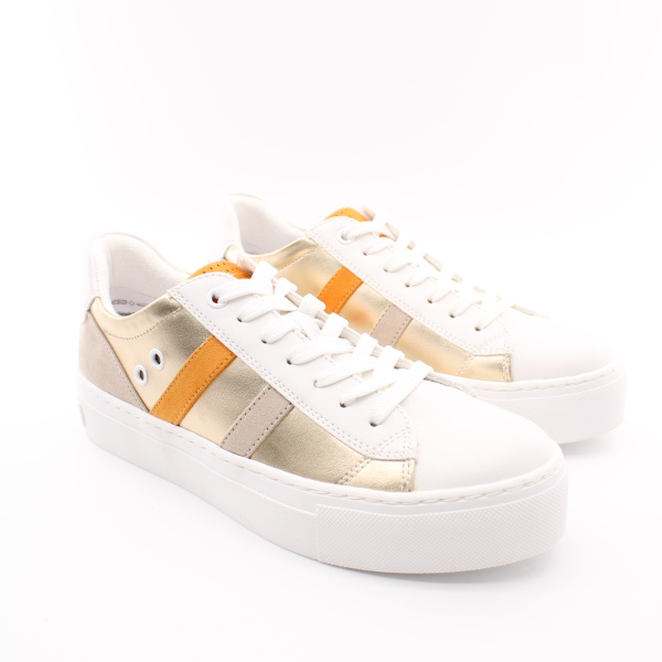 Белые кеды с вставками MARCO TOZZI