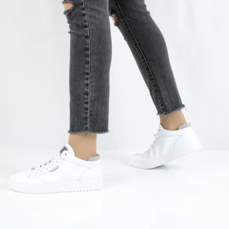 MADELLA кеды высокие белого цвета 