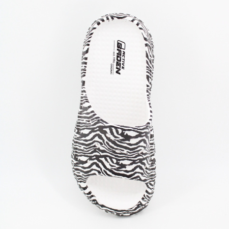 BADEN сабо цвета зебры