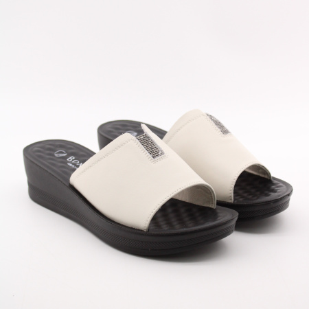 LUKME сабо на танкетке из натуральной кожи.