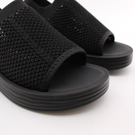 SPUR сандалии текстильные черные