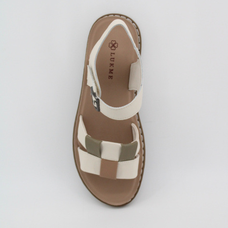 LUKME сандали молочного цвета