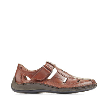 RIEKER сандалии с контрастной строчкой