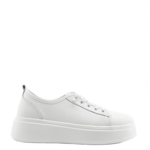 LUKME белые кожаные кеды