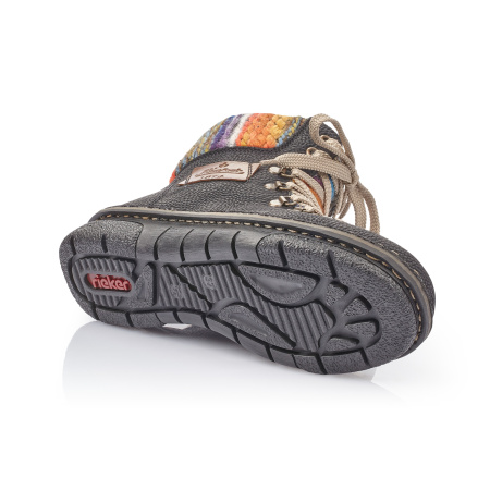 Ботинки с разноцветной вставкой RIEKER