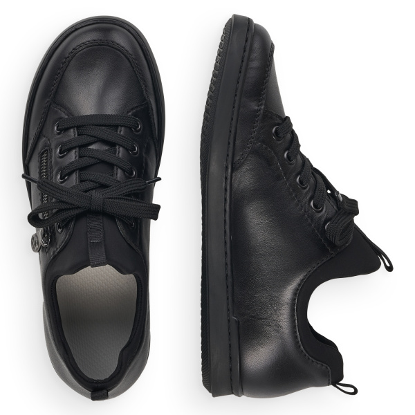 Черные кеды комфорт RIEKER