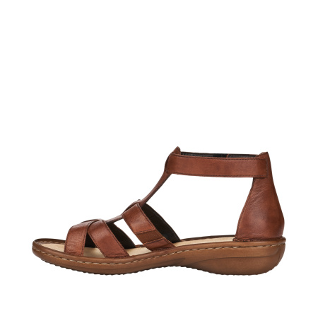 RIEKER сандалии коричневого цвета 