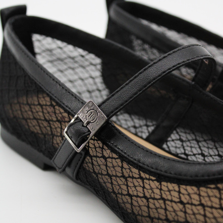 SPUR балетки сетчатые