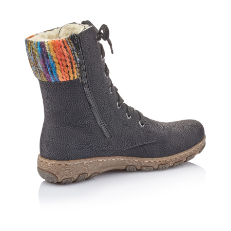 Ботинки с ярким текстильным кантом