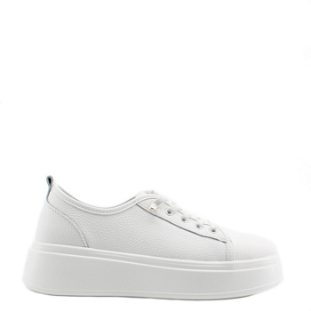 LUKME белые кожаные кеды