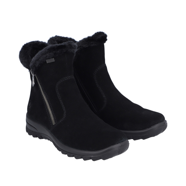 RIEKER ботинки с опушкой