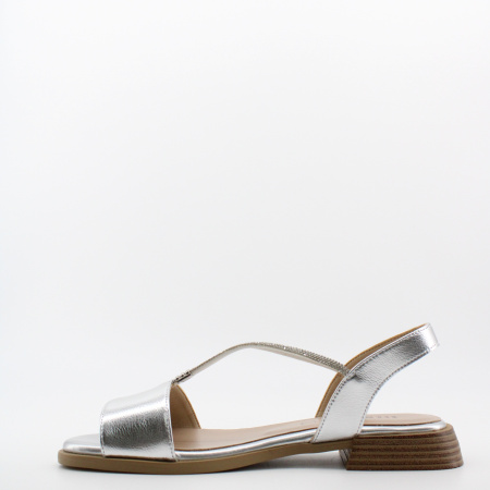 SPUR босоножки серебряные