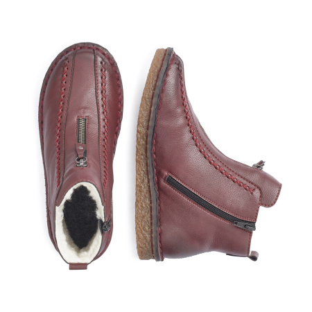 RIEKER ботинки с контрастной строчкой 