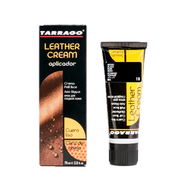 TARRAGO Крем для гладкой кожи в тубе с губкой  ЧЕРНЫЙ 75мл