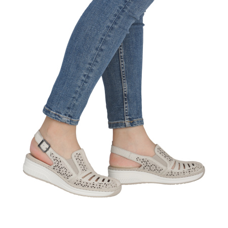 RIEKER легкие открытые туфли