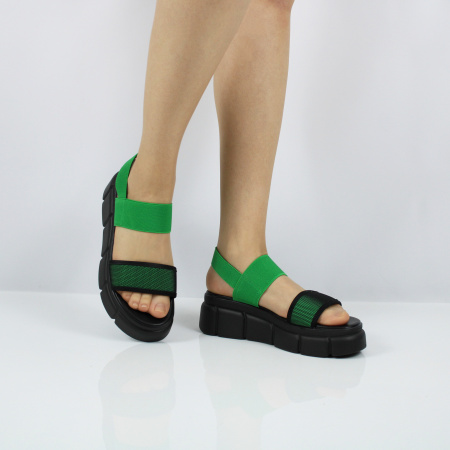 Босоножки зеленые BETSY