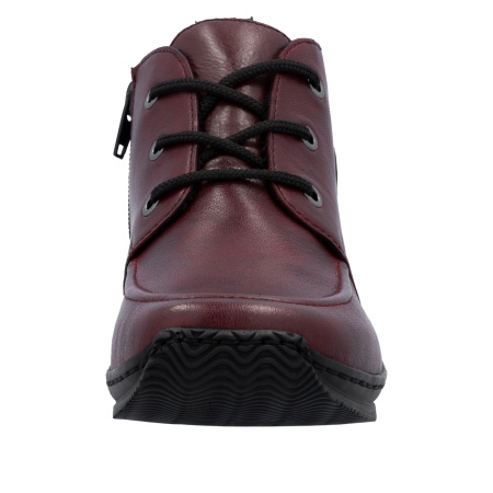 RIEKER ботинки бордового цвета