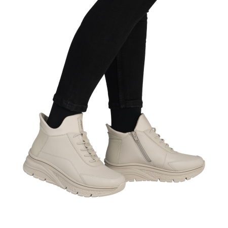 RIEKER ботинки молочного цвета