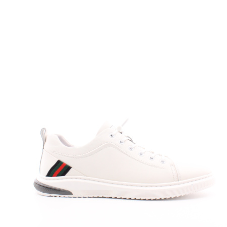 Белые кеды из натуральной кожи RESPECT