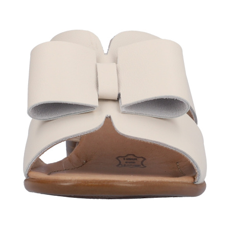 REMONTE мюли молочного цвета, на комфортном каблучке