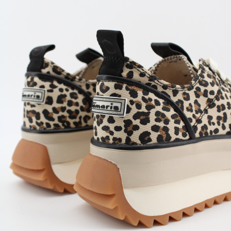 TAMARIS кроссовки леопард на платформе