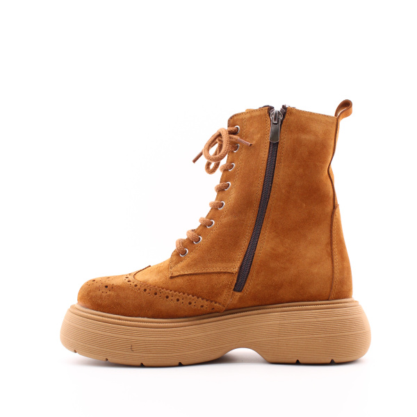 SandM ботинки зимние рыжего цвета