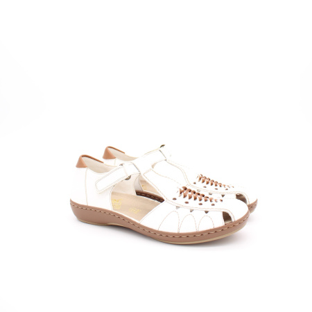 Босоножки с декоративным плетением