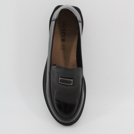 SPUR лоферы из натурального лака