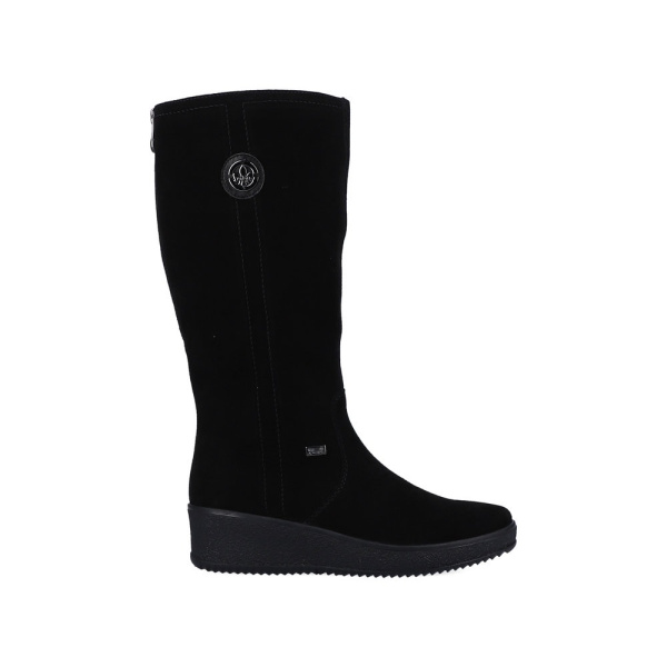 RIEKER замшевые сапоги на танкетке