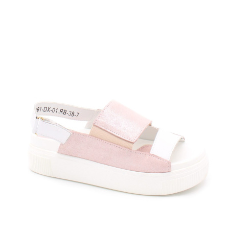 Розовые босоножки на массивной подошве WILMAR