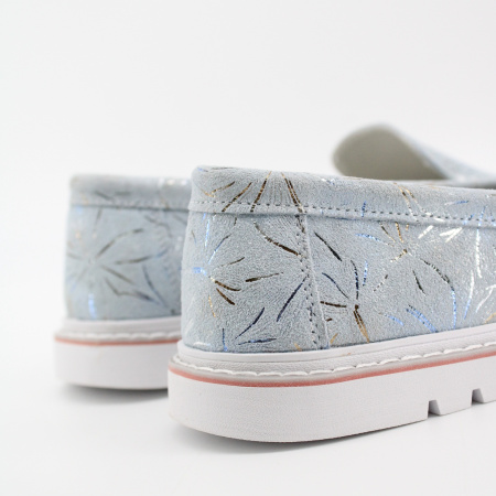 BADEN мокасины нежно голубого цвета