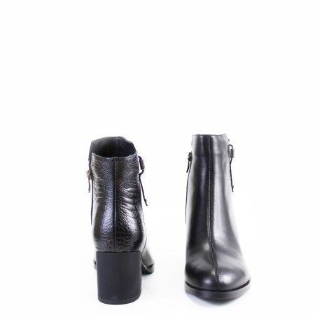 Ботильоны с декором на толстом каблуке TOFA