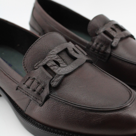 SPUR лоферы темно бордового цвета