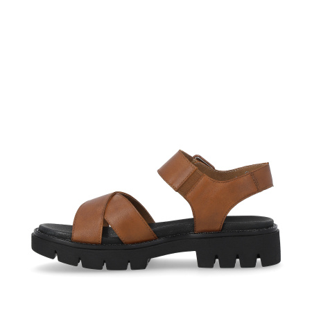 REMONTE босоножки коричневого цвета