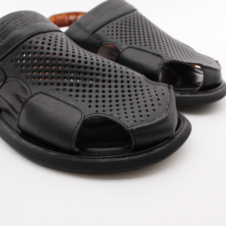 BASKARA сандалии черные комфорт