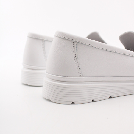 BADEN белые мокасины