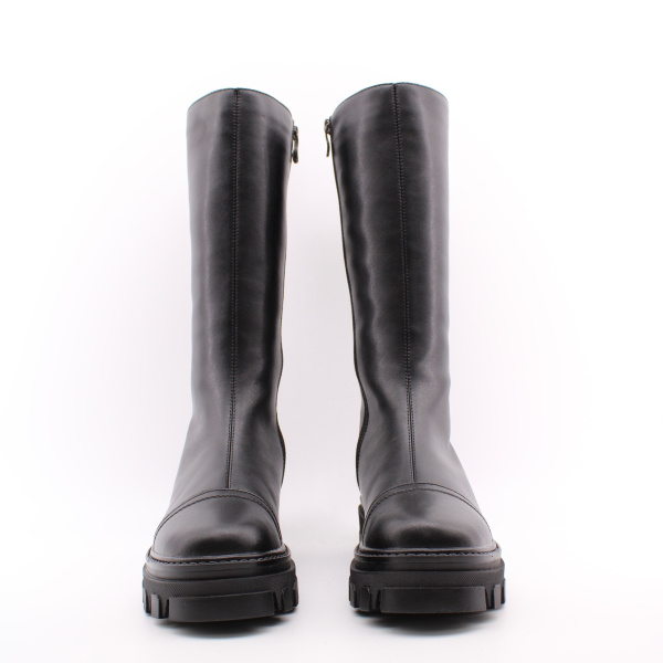 BONAVI чёрные зимние сапоги на молнии