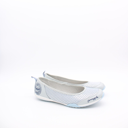 Голубые балетки SHETON