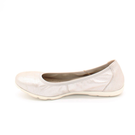 Серебристые балетки CAPRICE