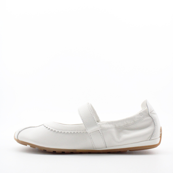 TAMARIS белые кожаные балетки