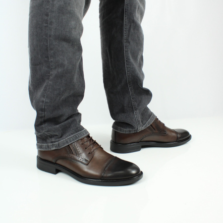 ROOMAN туфли коричневые классика 