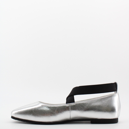 MADELLA серебрянные балетки