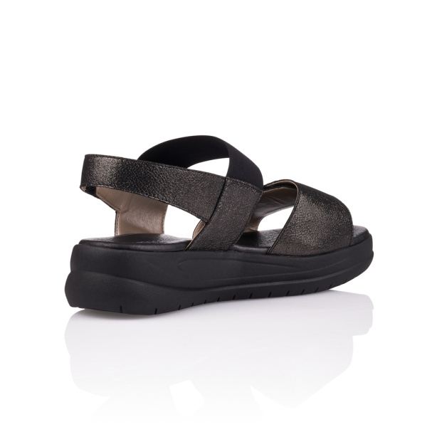 Черные перламутровые сандалии REMONTE