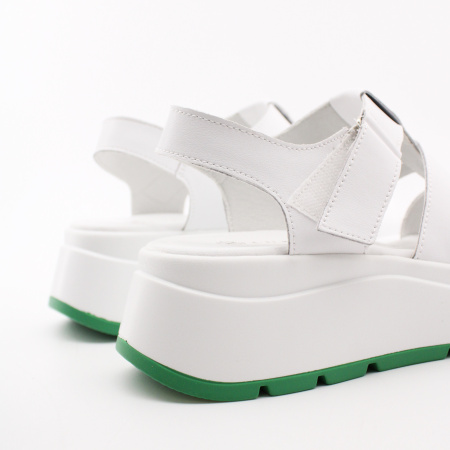 LUKME босоножки белые на платформе