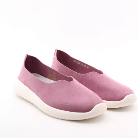 GRUNBERG розовые туфли из микрополитекса