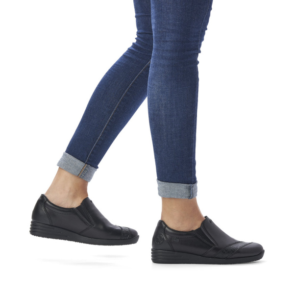 Полуботинки на двух резинках RIEKER