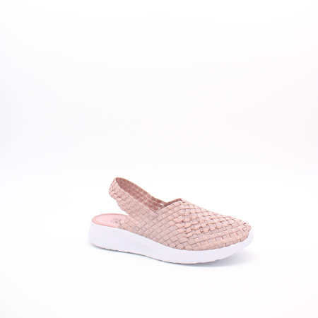 Текстильные босоножки - плетенки