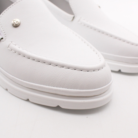 BADEN белые мокасины