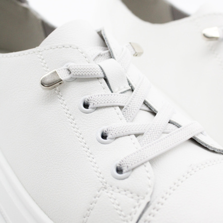 LUKME белые кожаные кеды